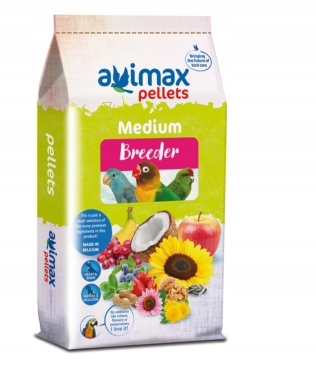 AviMax Medium bylinkově-ovocně-zeleninový Breed 10kg