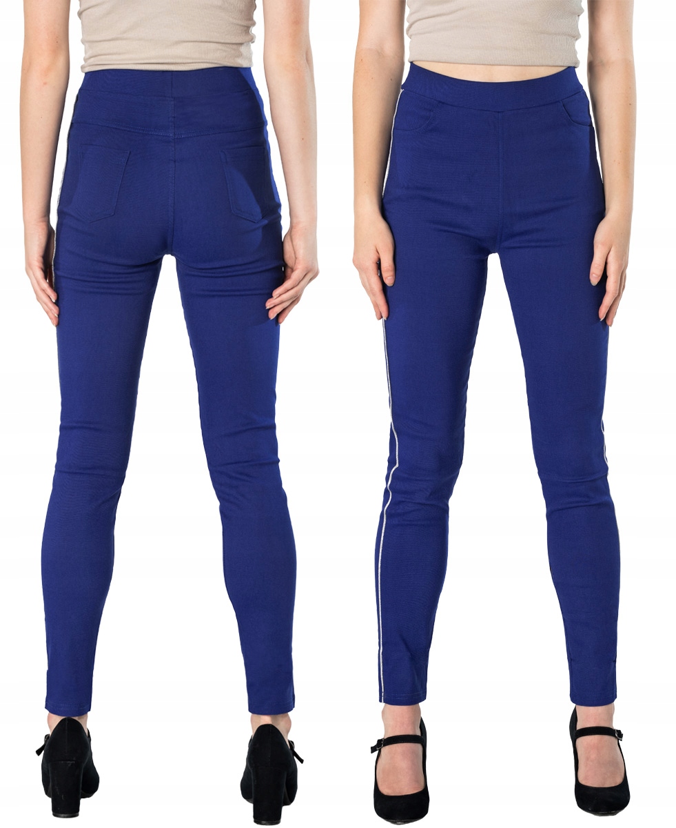 

Spodnie Damskie Rurki z Wysokim Stanem 6136-3 L/XL
