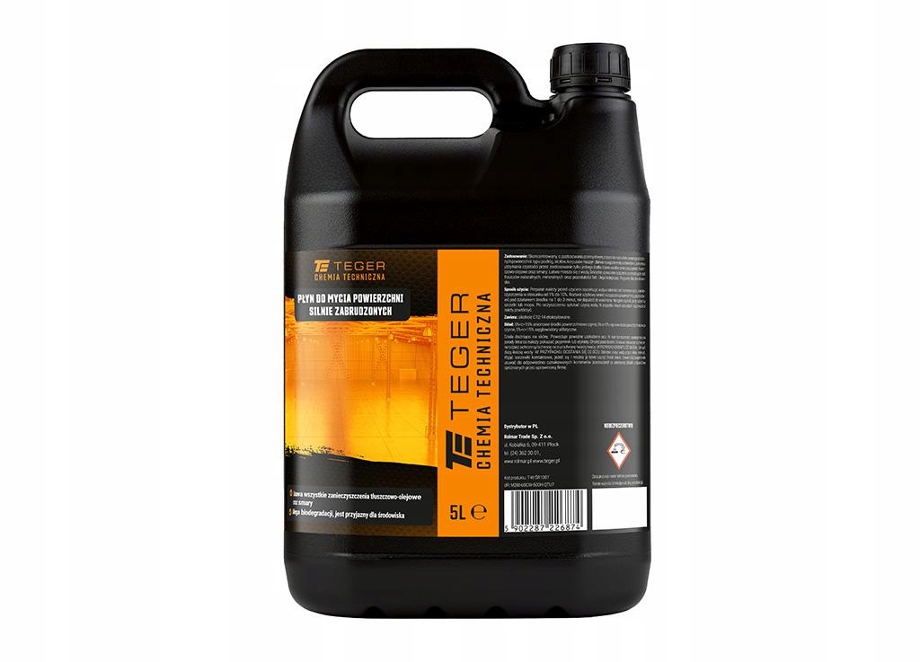 

Płyn do powierzchni silnie zabrudzonych 5l Teger