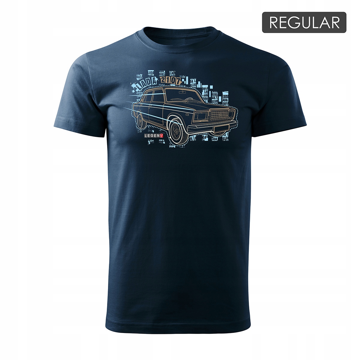

Koszulka z Ładą Łada Lada auto Prl 2107 2105