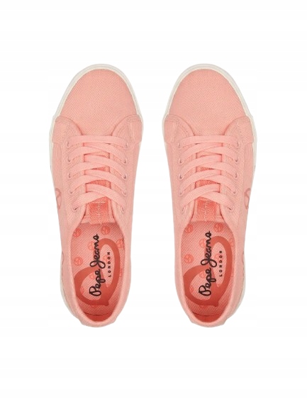 Pepe Jeans Brady Logo Dámské Boty Růžové Nízké Tenisky 41 Awf