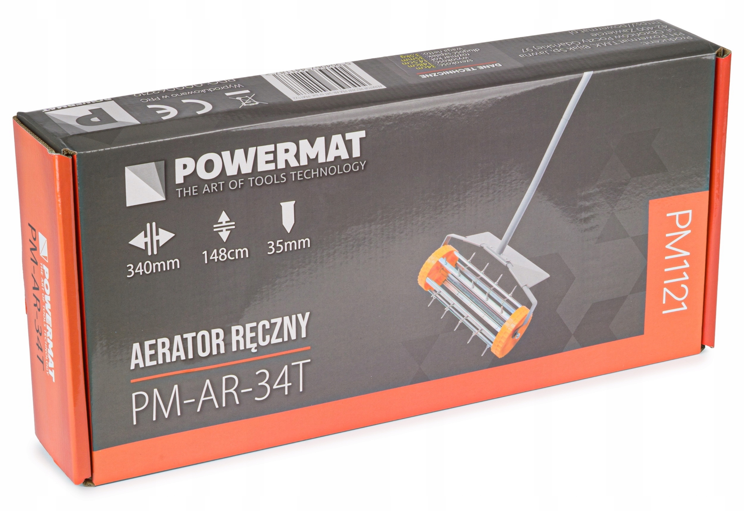 Aerator, wertykulator Powermat 34 cm Marka Powermat