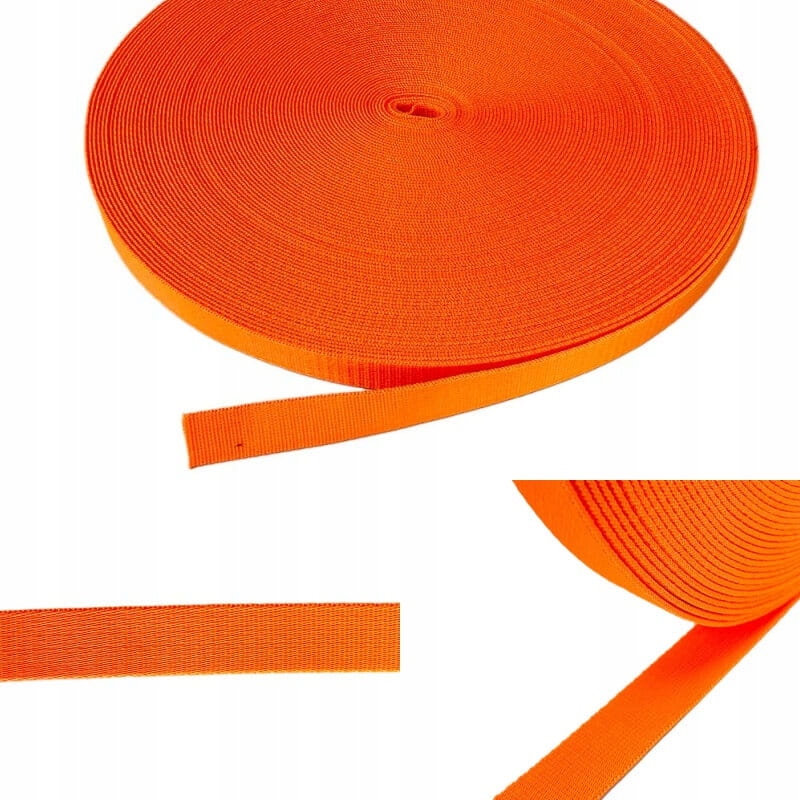 Taśma Nośna Polipropylenowa 20mm/2mm 5mb pomarańcz
