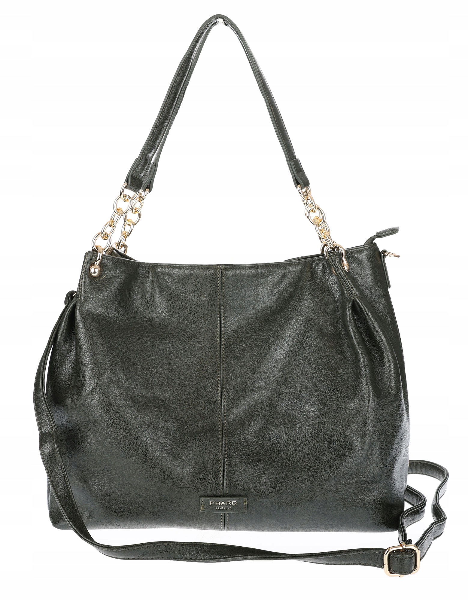 Dámská shopper kabelka A4 elegantní velká módní taška do práce PJ281 Zelená