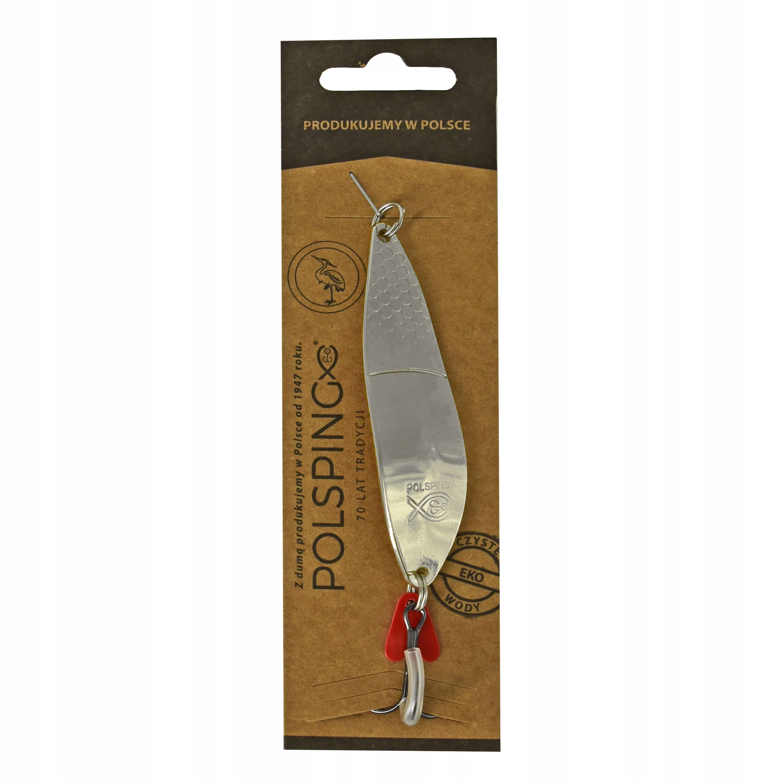 

Błystka Polsping Wydra Nikiel 23g