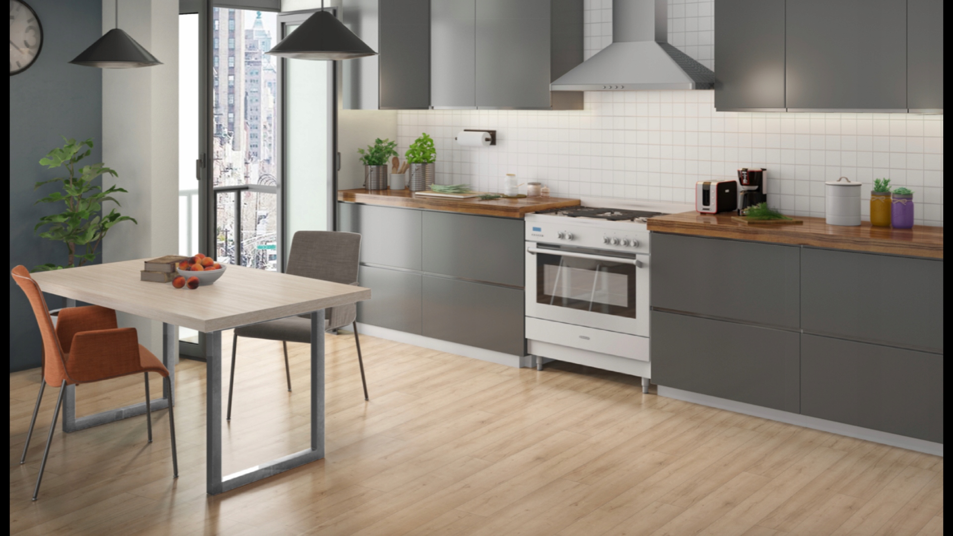 Fronty akrylowe Akryl-24 FUME MAT 713x146 GRAFIT