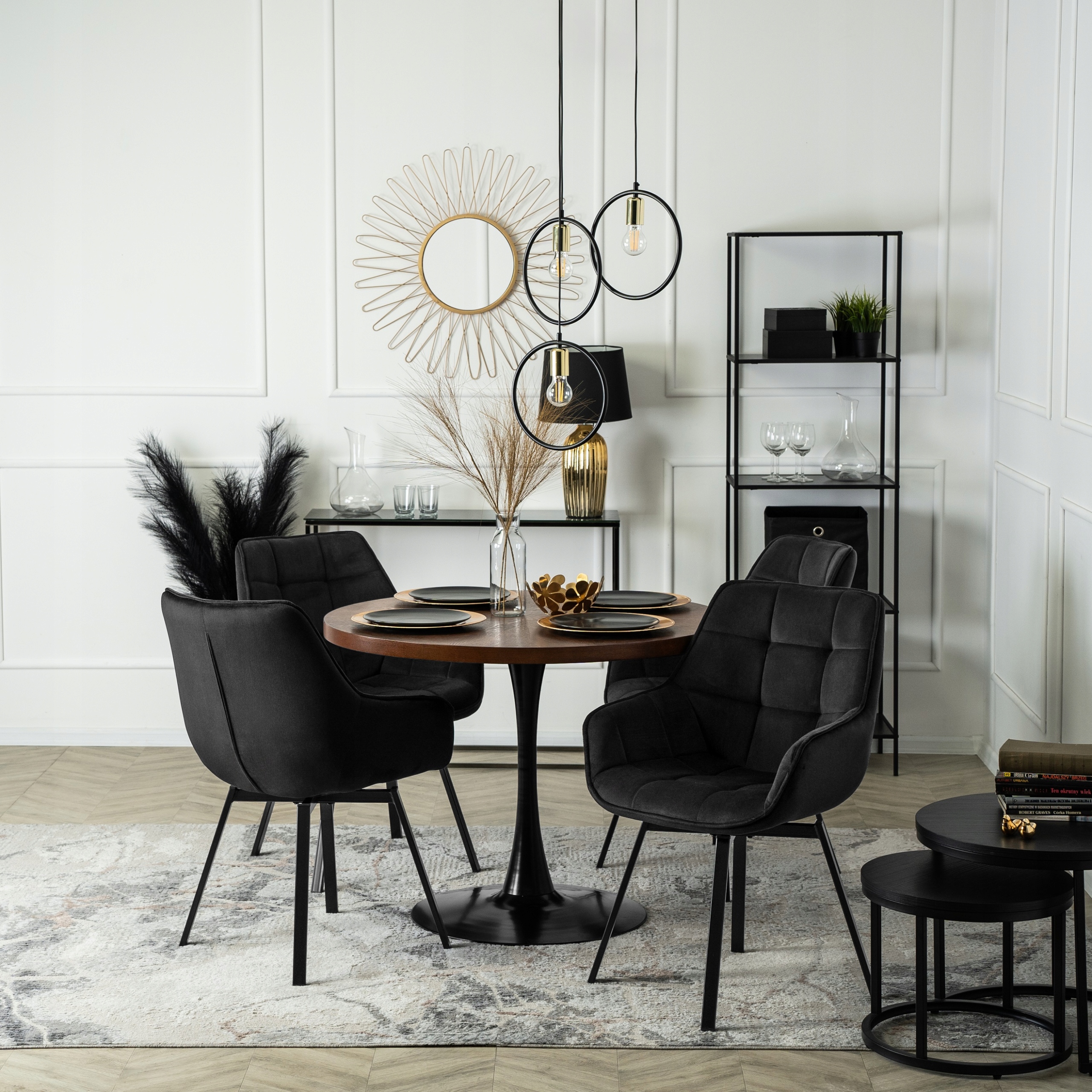 Krzesło obrotowe LUNA czarne