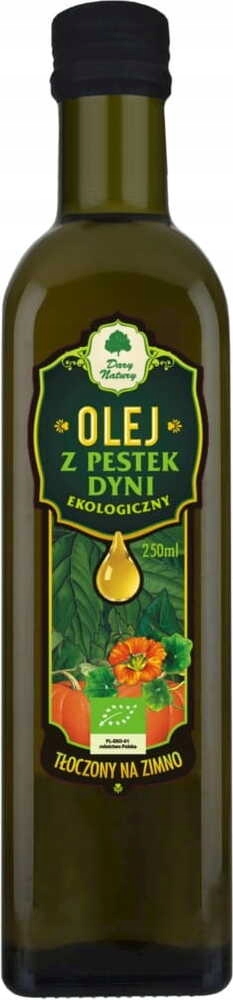 Levně Dýňový Olej Virgin Bio 250 ml Dary Natury