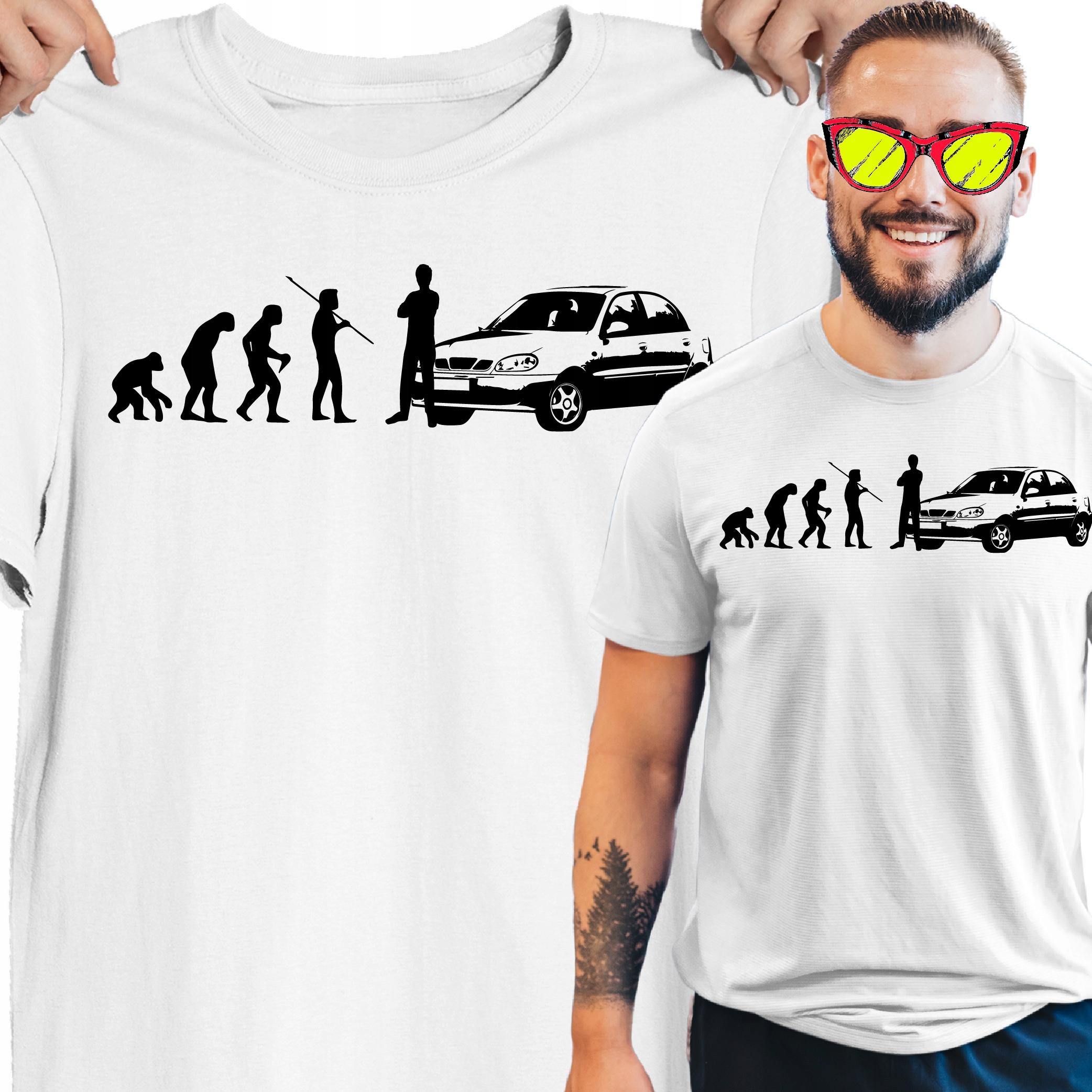 

T-shirt Daewoo Lanos Asterka Dla Fana Motoryzacji