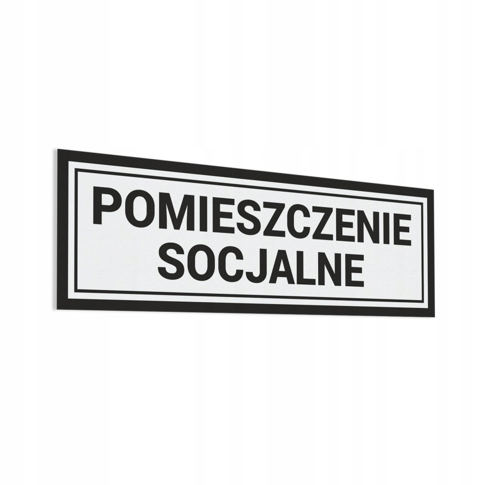 

Pomieszczenie Socjalne naklejka 10x30