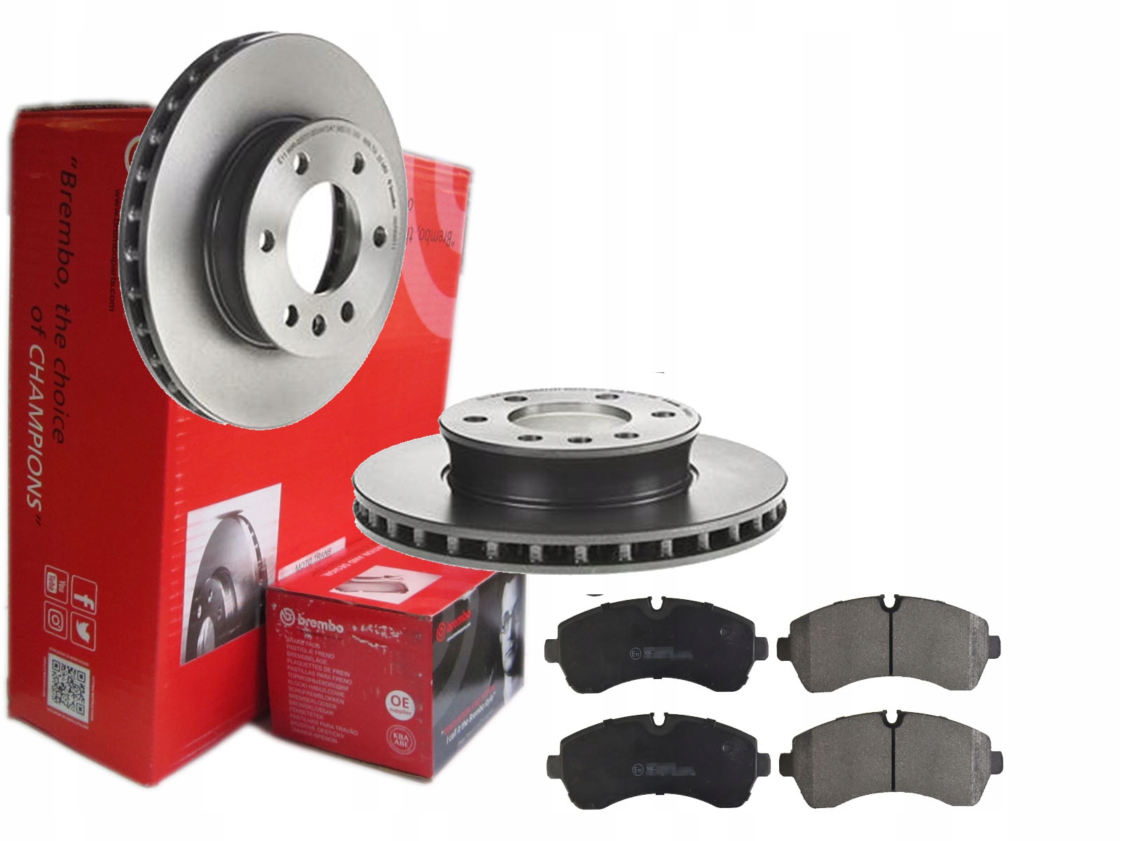 

Tarcze Klocki Brembo Przód Sprinter 907 300MM