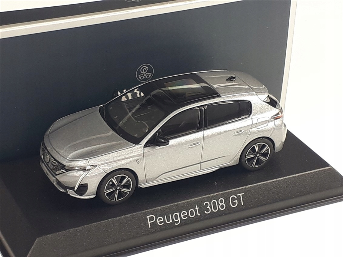 Norev Peugeot 308 Gt 2021 Artense Grey 1:43