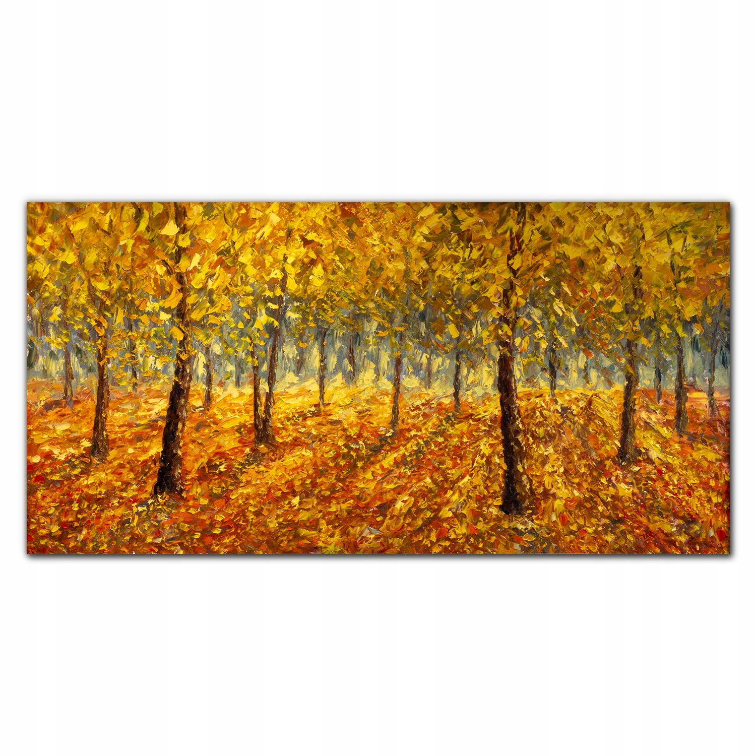 Nástenný fotoobraz na plátne Jesenný les 140x70