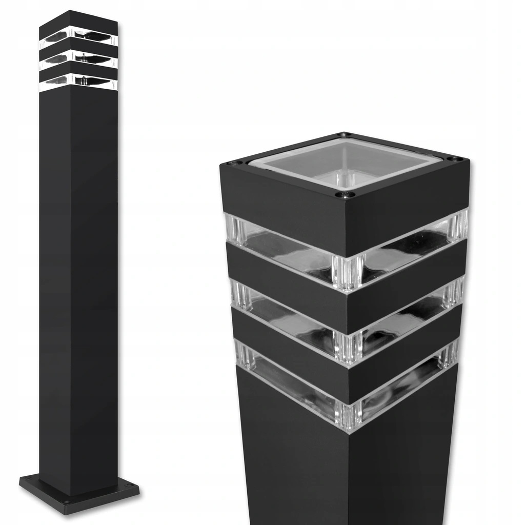 

Lampa Ogrodowa 80cm stojąca słupek zewnętrzna E27