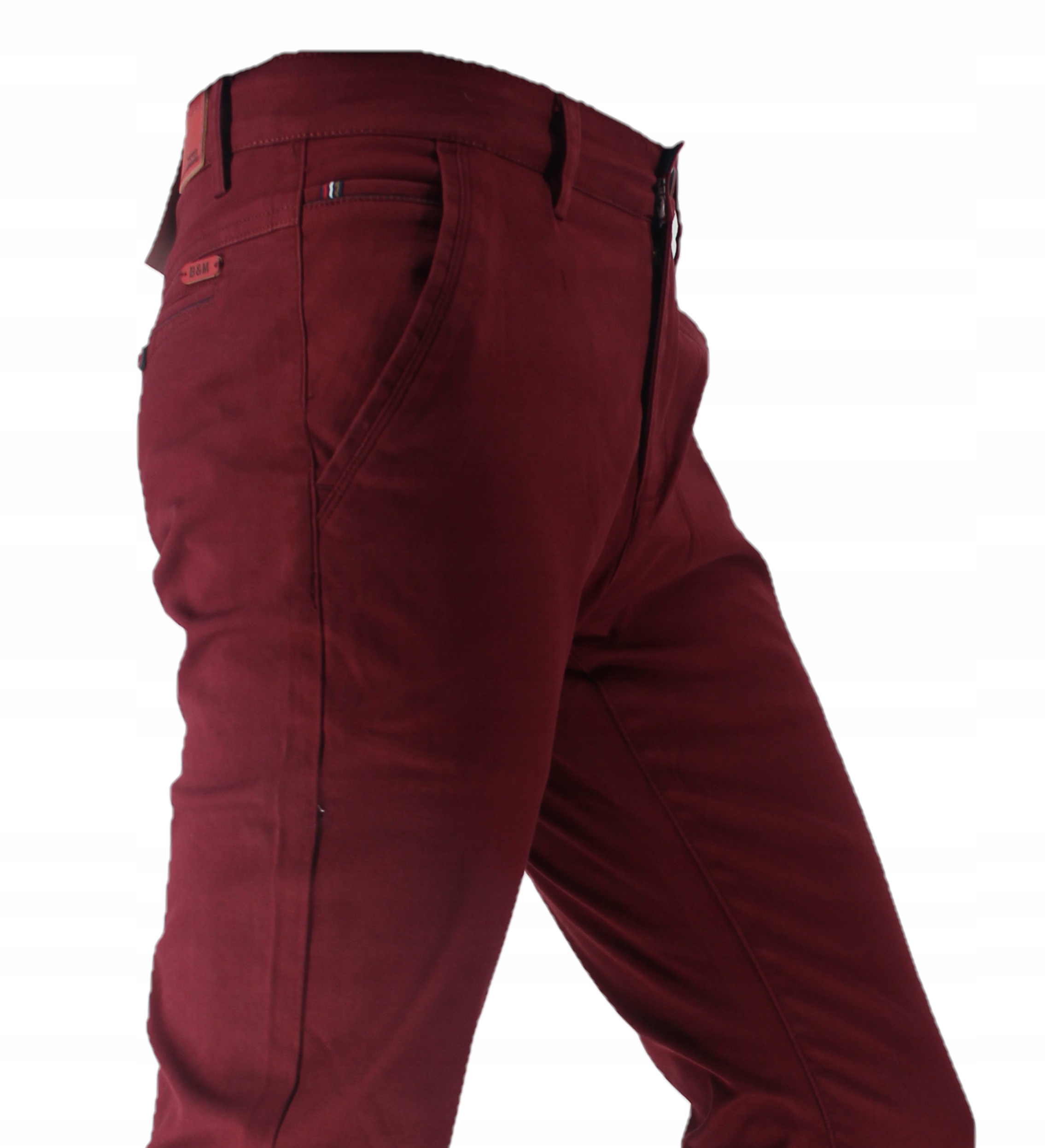 SPODNIE BORDOWE PROSTE WIZYTOWE NA WZROST DO 175cm L30 W38 Rozmiar 38/30