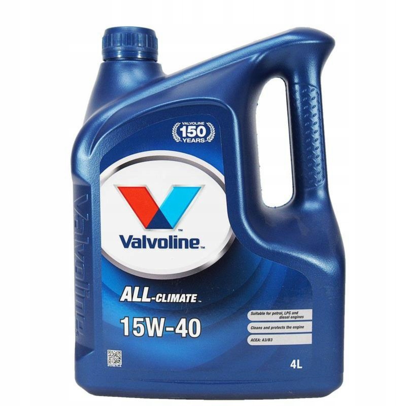

Valvoline All-climate 15W40 4L Mineralny Api Sl/cf