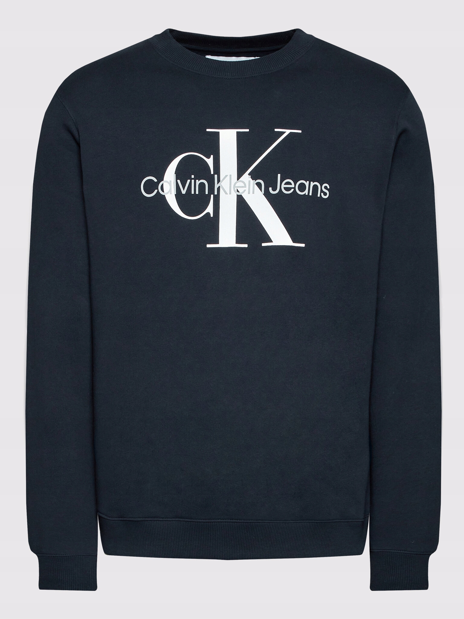 Calvin Klein Jeans Bluza CORE MONOGRAM CREW Granatowy r.M