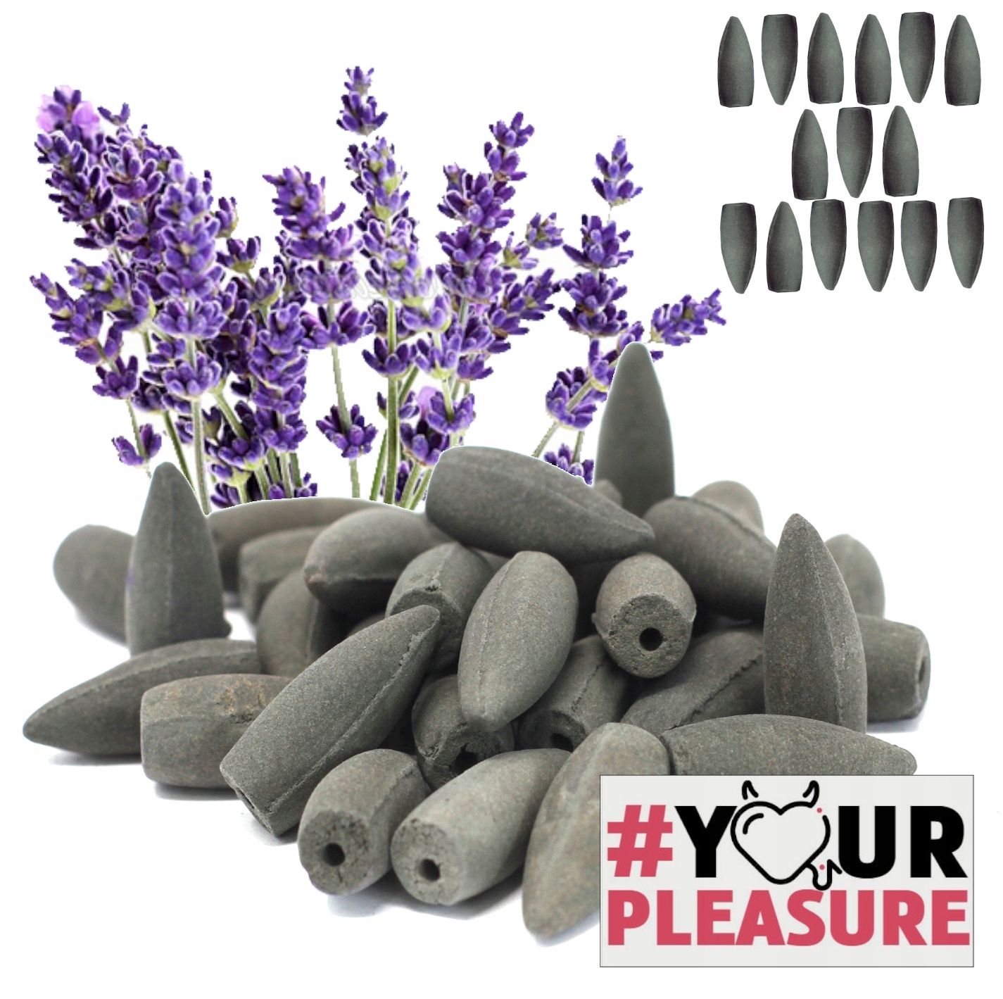 

Kadzidełka Stożkowe Backflow Lawenda 15x