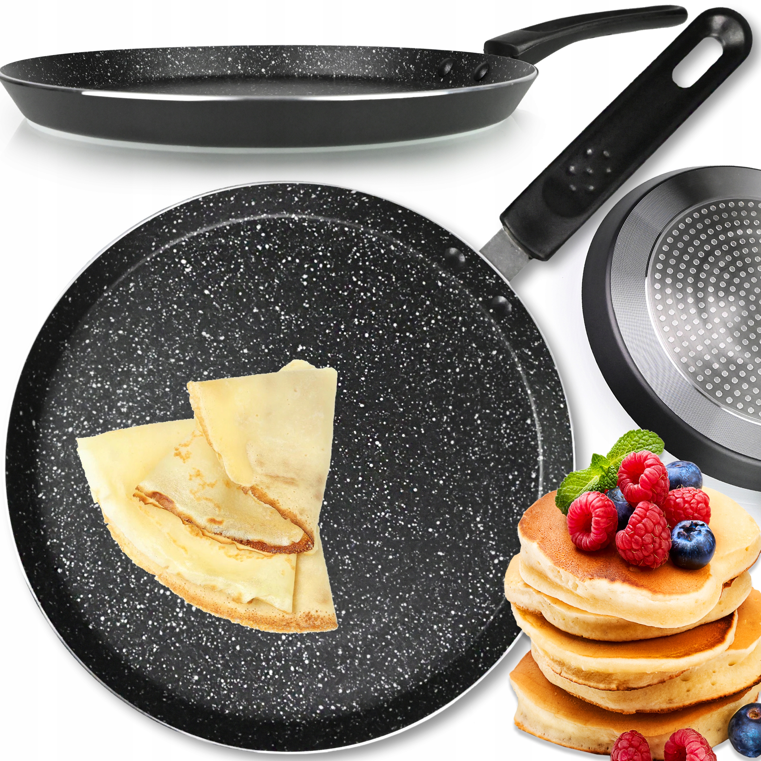 

Patelnia Naleśnikowa 26CM Granitowa Indukcja Profi