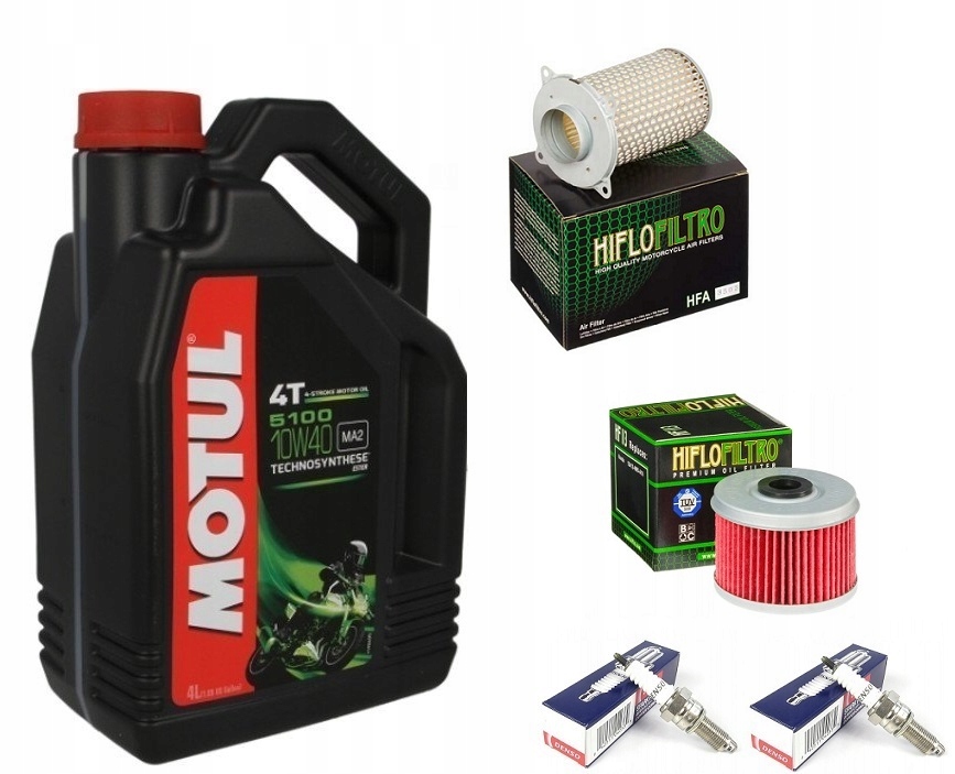 SUZUKI GS 500 GS500 OLEJ MOTUL FILTRY ŚWIECE