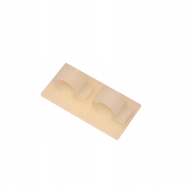 Uchwyt samoprzylepny do kabli 25x25x16.5mm biały