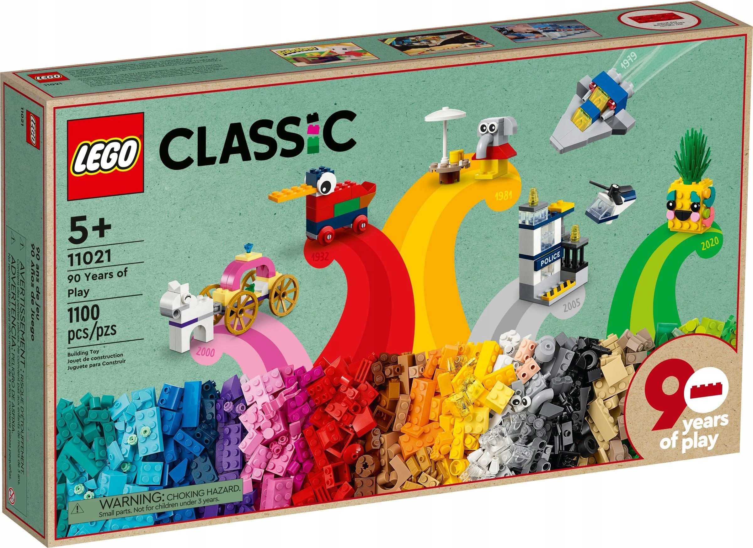 LEGO CLASSIC OUTLET 90 lat zabawy 11021