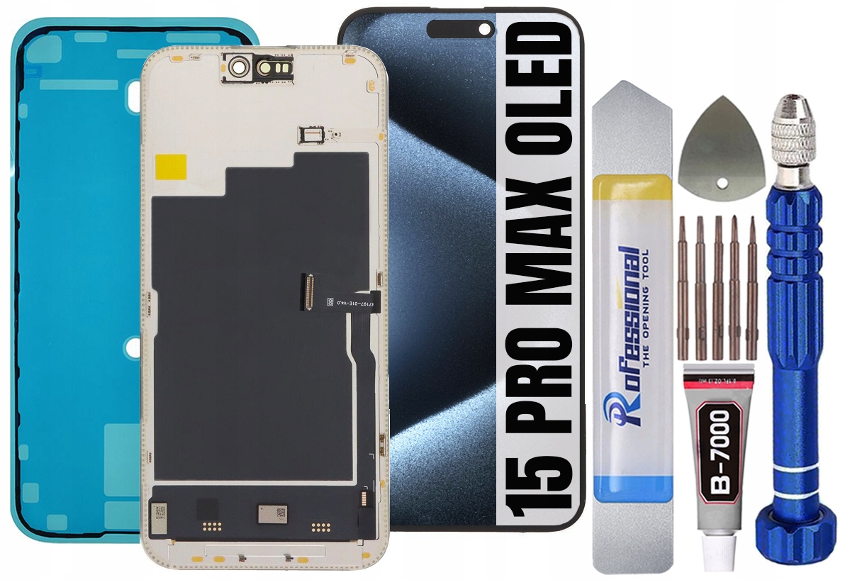 Displej Pro Iphone 15 Pro Max Oled IC Displej Těsnění