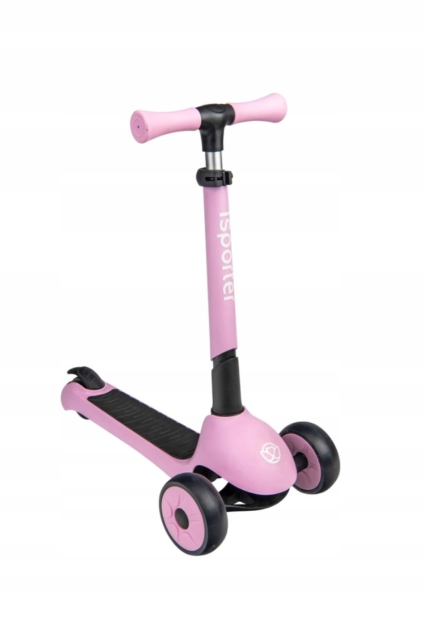 Hulajnoga Isporter składana 3 kołowa koła Led Rgb 50kg