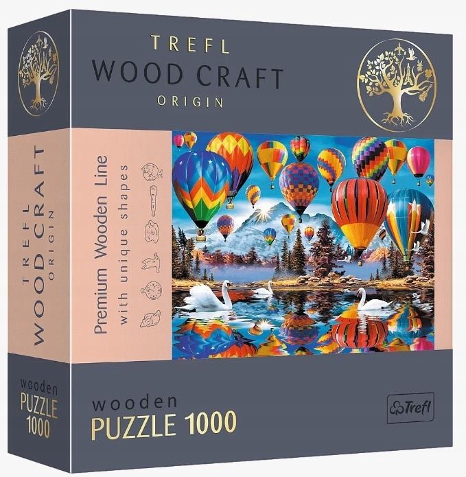 

Puzzle Drewniane 1000 Kolorowy Balony Trefl