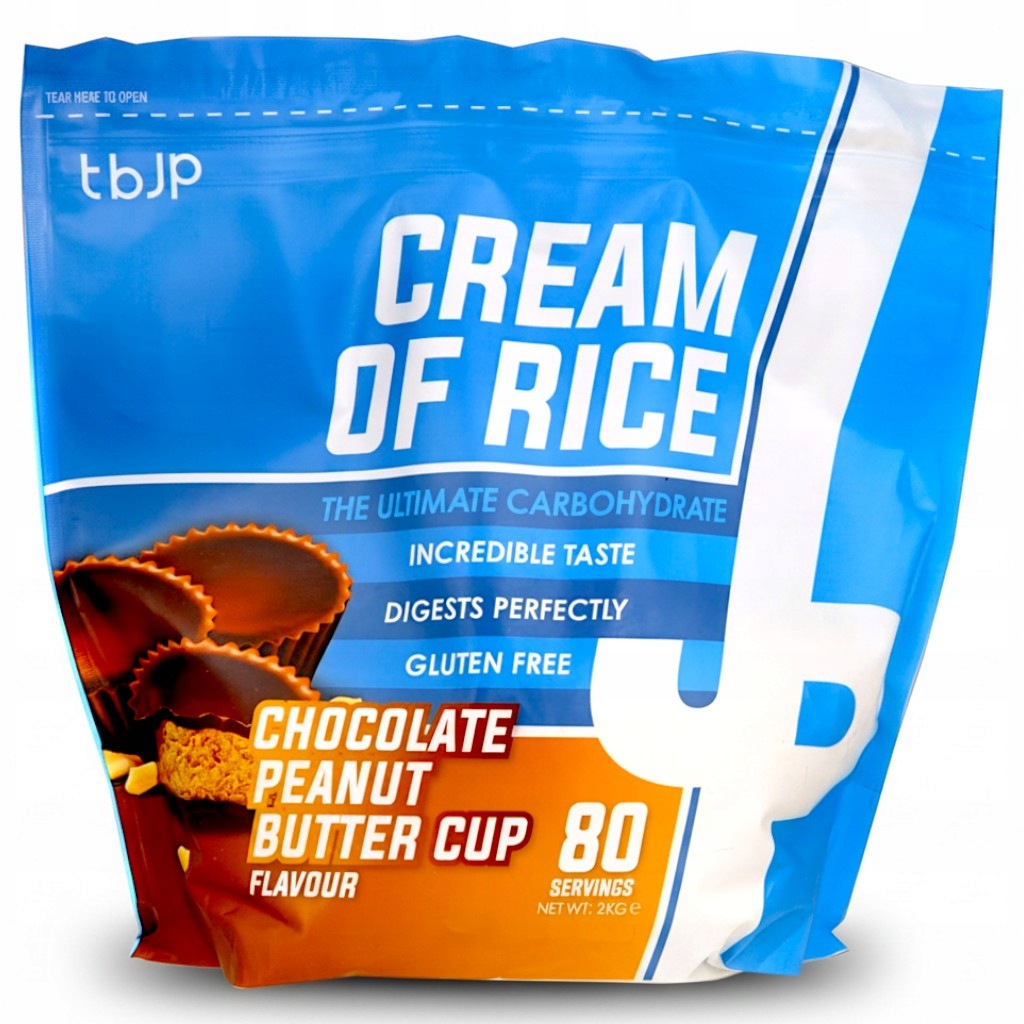 Tbjp Cream of Rice, Chocolate Peanut Butter Cup 2 kg rýžová kaše bez cukru