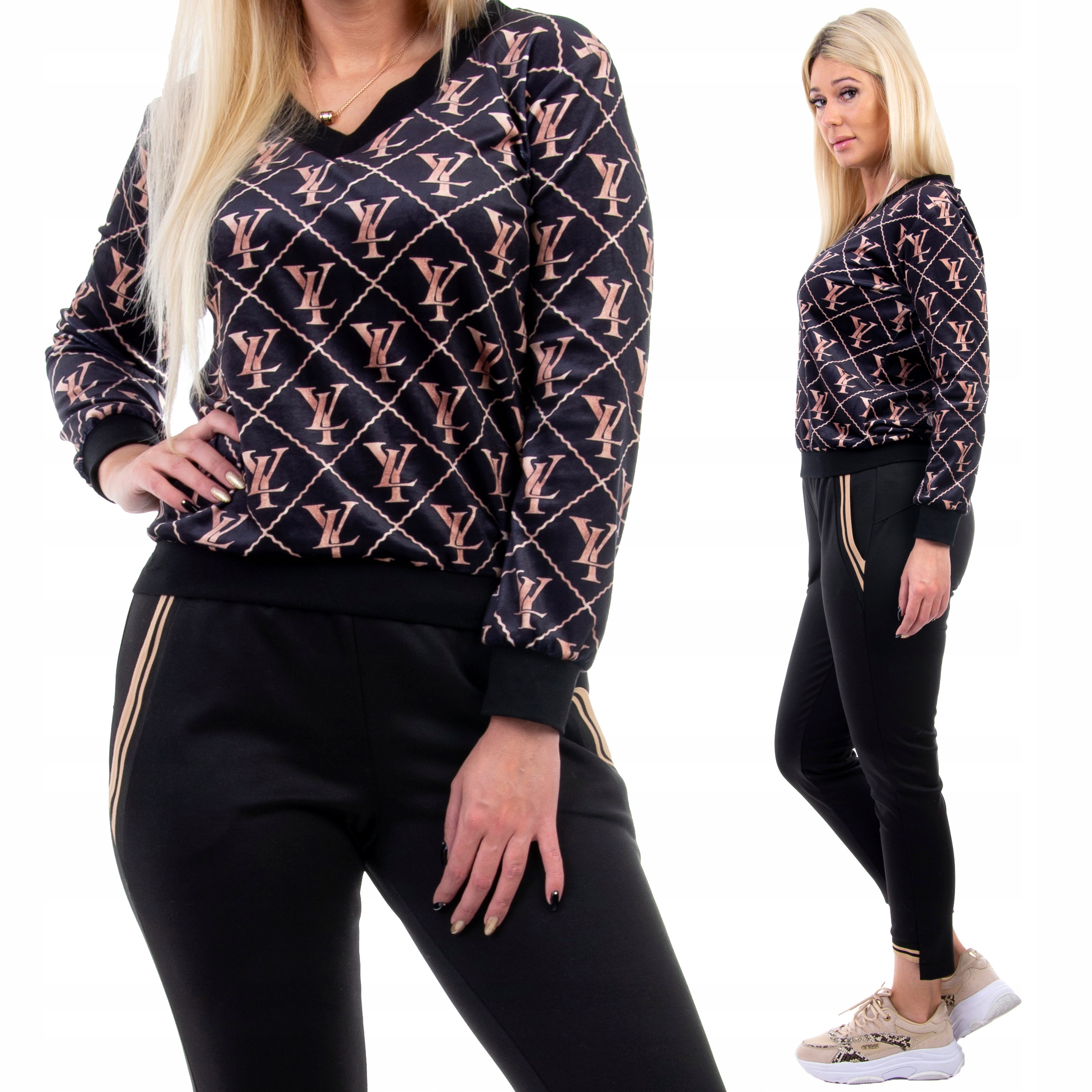 

Z316 Komplet Dres Z Nadrukiem Czarny r 36 (s)