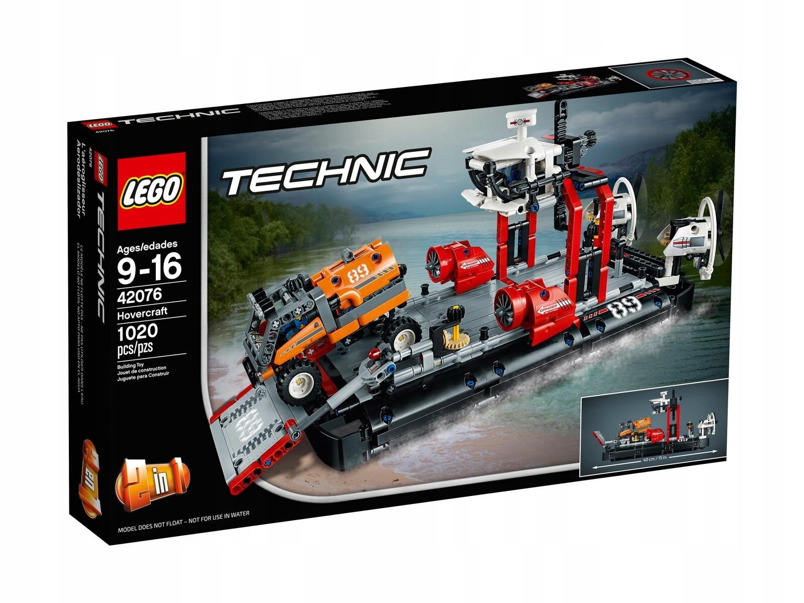 Lego Technic 42076 Poduškovec Nové