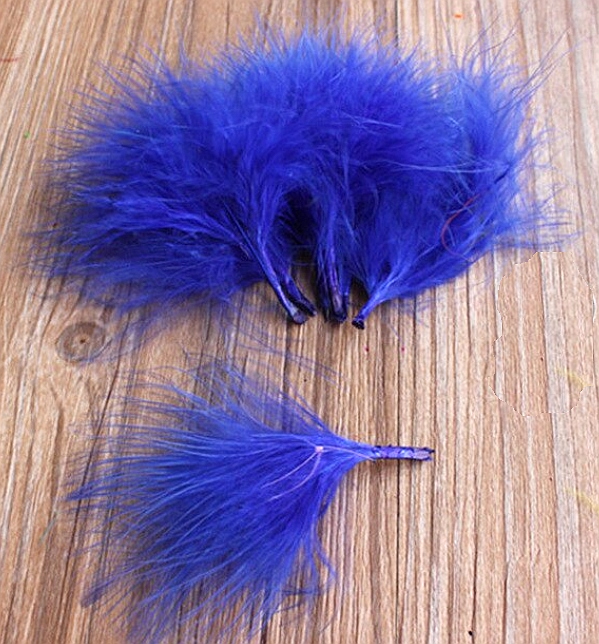 PIÓRA MARABOU STRONG 7-10 cm GRANATOWE substytut