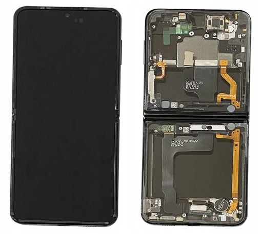 Org LCD displej Samsung Galaxy Z Flip 4 5G 2022 SM-F721 Černý S Rámečkem