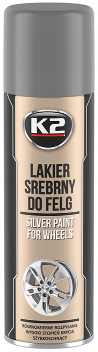 

K2 Lakier Do Malowania Felg Srebrny Spray 500 ML