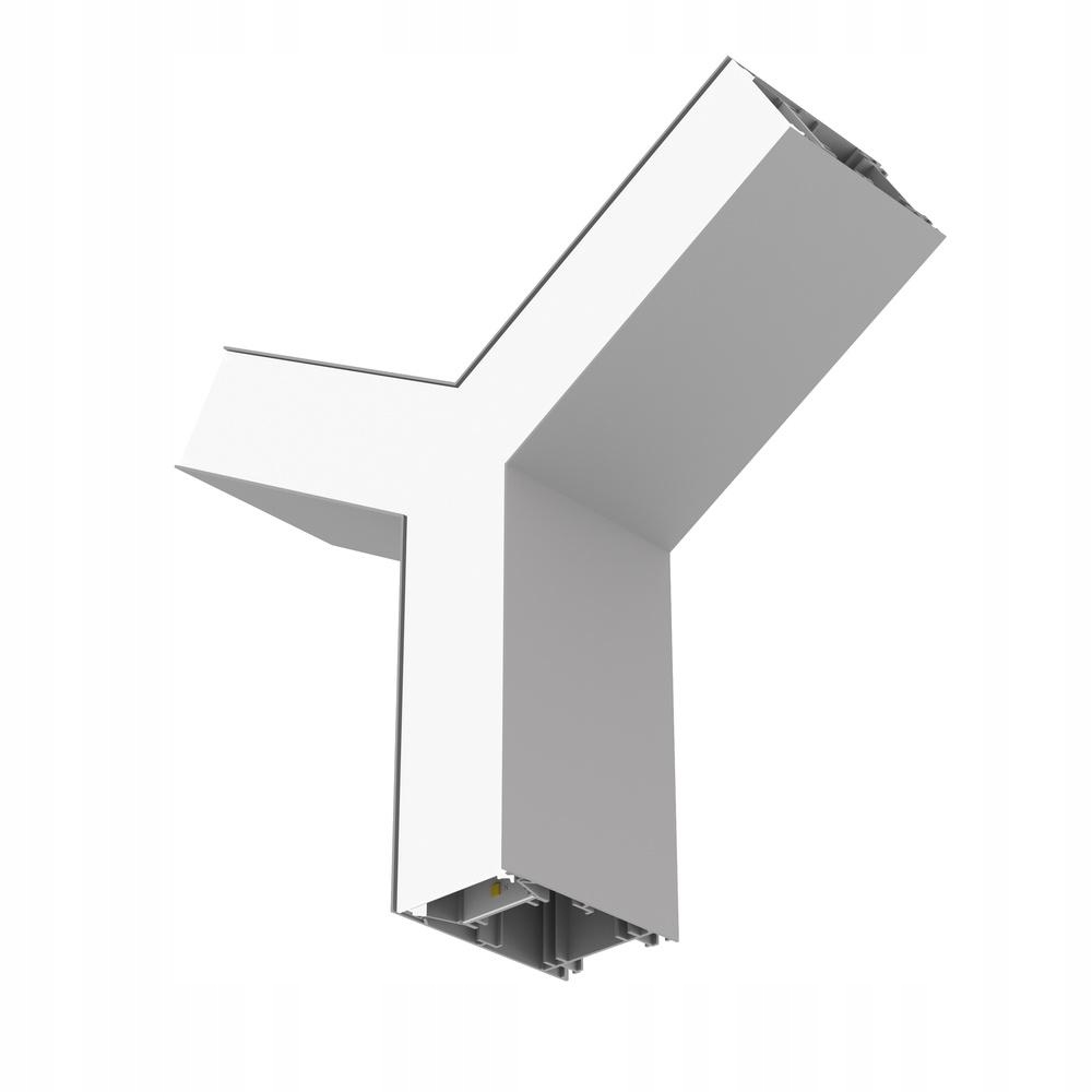 Spojka pre lineárne svietidlá 10.2W 1350lm Cct Tvar Y Sivý Office Linear