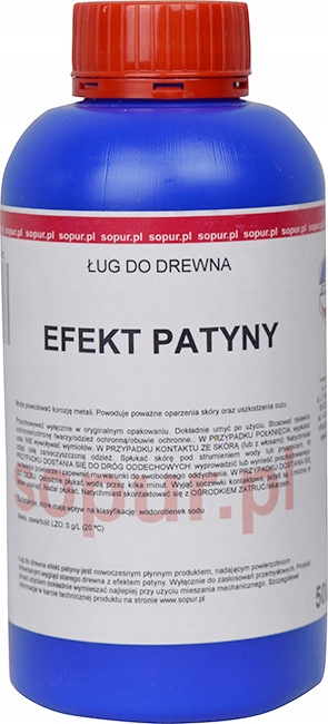 Ług do wybielania postarzania drewna SOPUR 500ml EAN (GTIN) 5902242300663