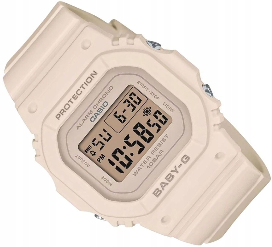 Sportovní Dámské Hodinky Casio Baby-g BGD-565U-4ER Módní Pudrová Růžová WR100