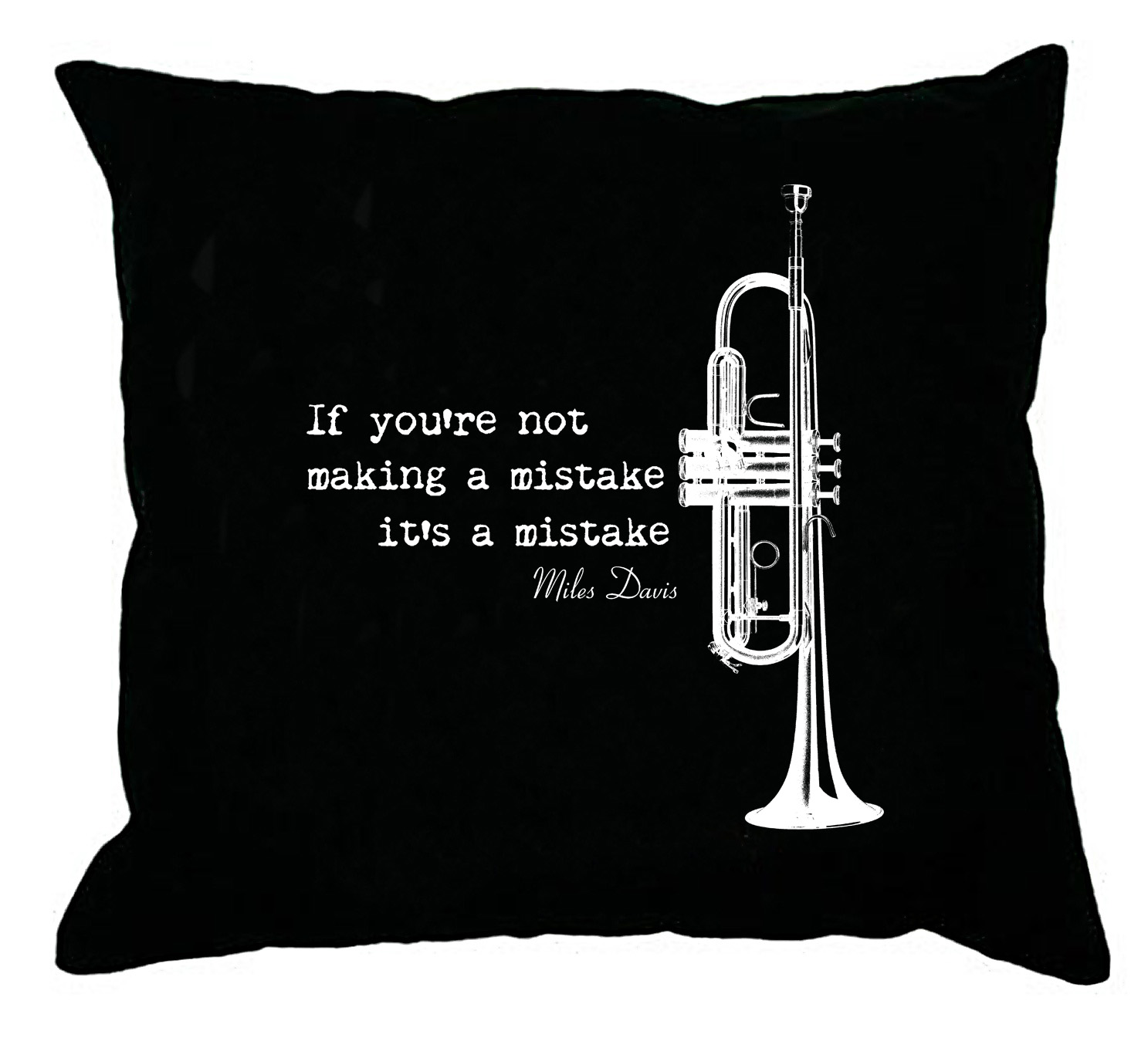 

Poduszka Dekoracyjna Jazz Miles Davis Saksofon
