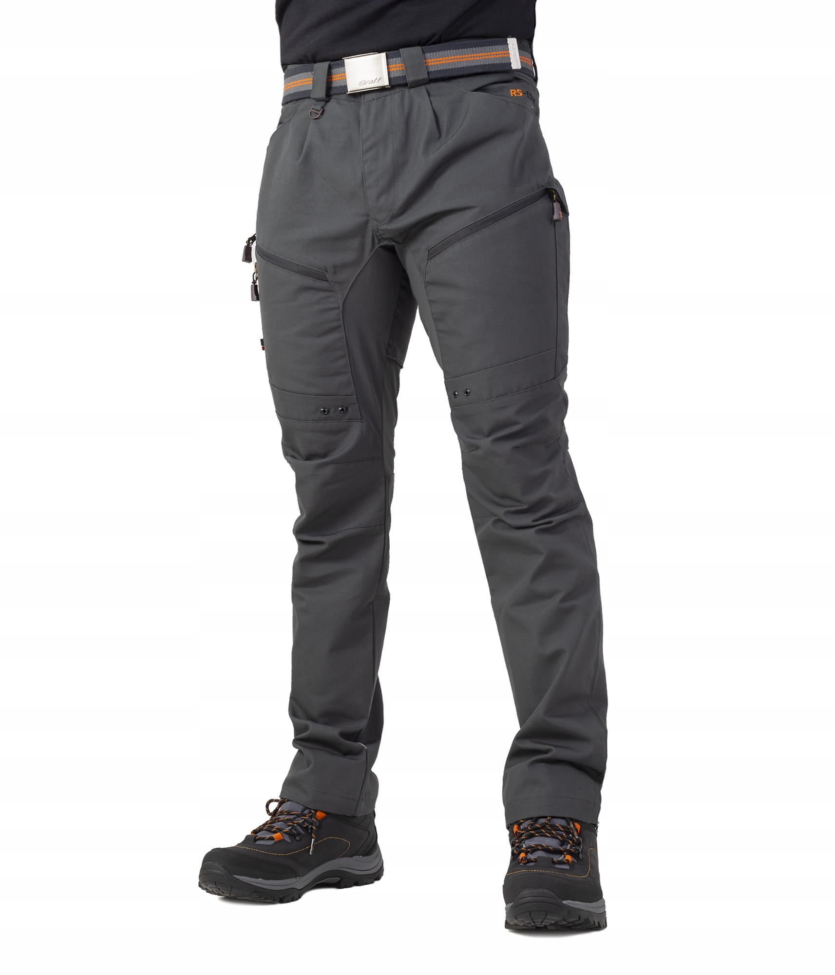 Graff Spodnie Wędkarskie Outdoor 708-2 Szare Roz. M 176-182