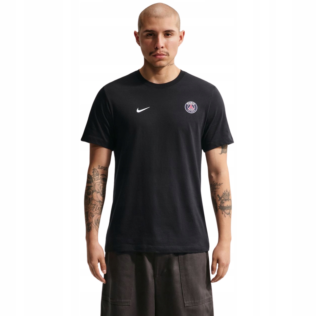 Pánské tričko Nike Psg Essential černé IM1664 010 S