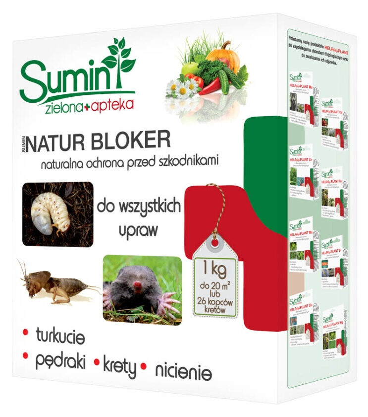 

Sumin Natur Bloker 1kg Pędraki Krety Turkuć