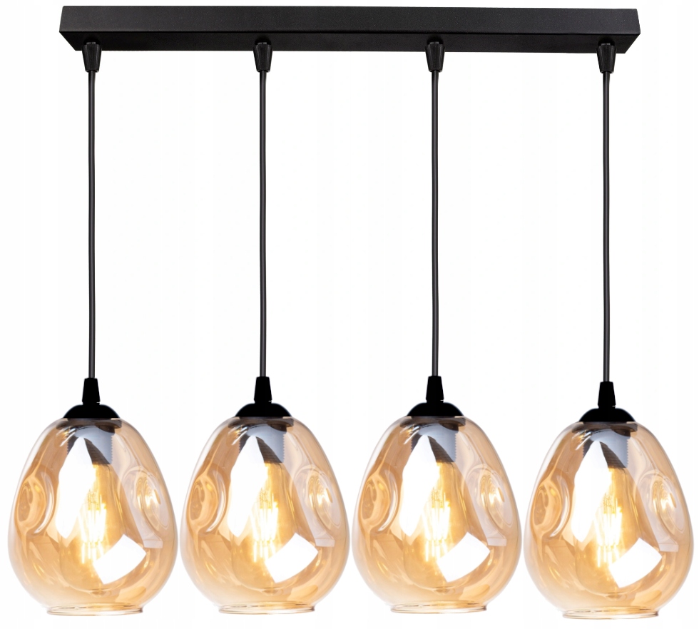 

Lampa Wisząca Sufitowa Żyrandol Plafon Led Szkło