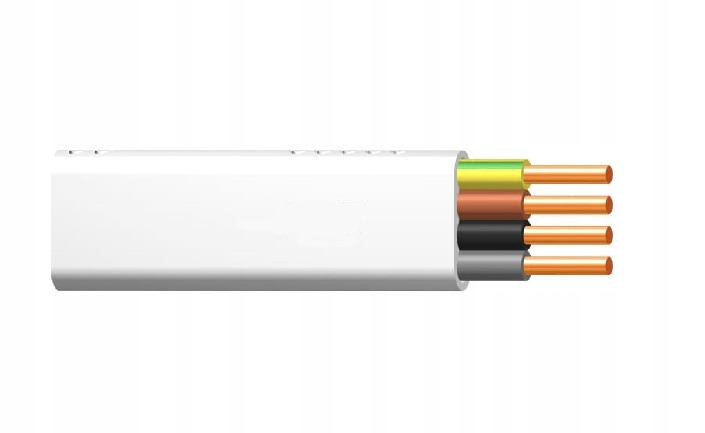 

Przewód Płaski Kabel Ydyp 4x1,5 750V 1m