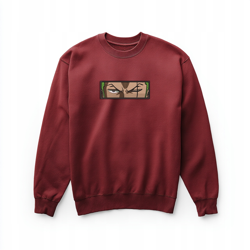 Mikina s výšivkou Anime – Zoro One Piece Streetwear styl Dárek M