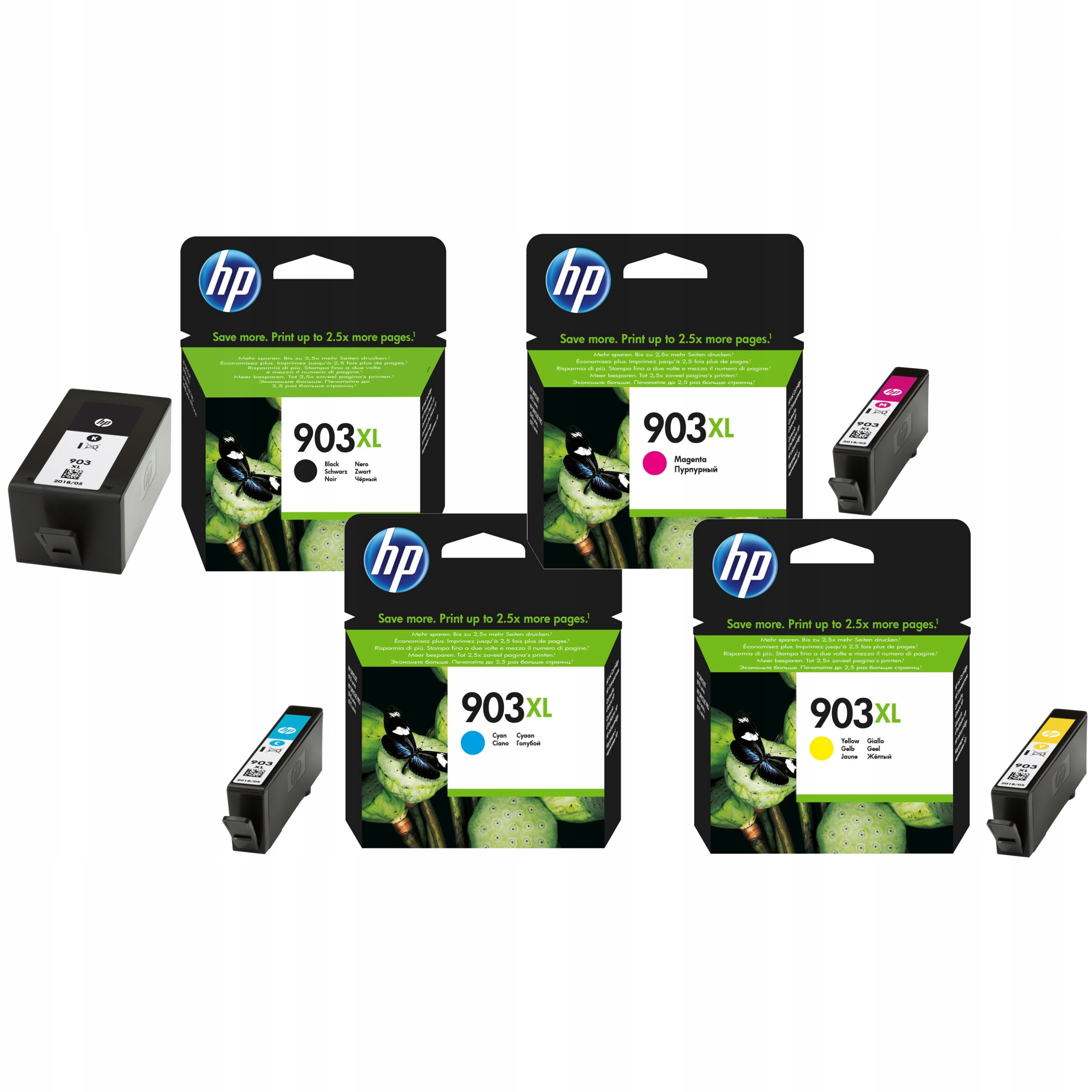 

4x Tusz Hp 903XL Officejet Pro 6950 6900 6970 6960