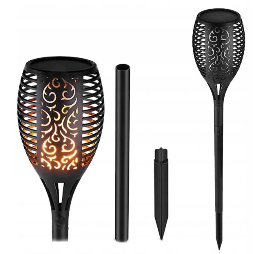 

Pochodnia Led Lampa solarna 76cm 96 Ledów!