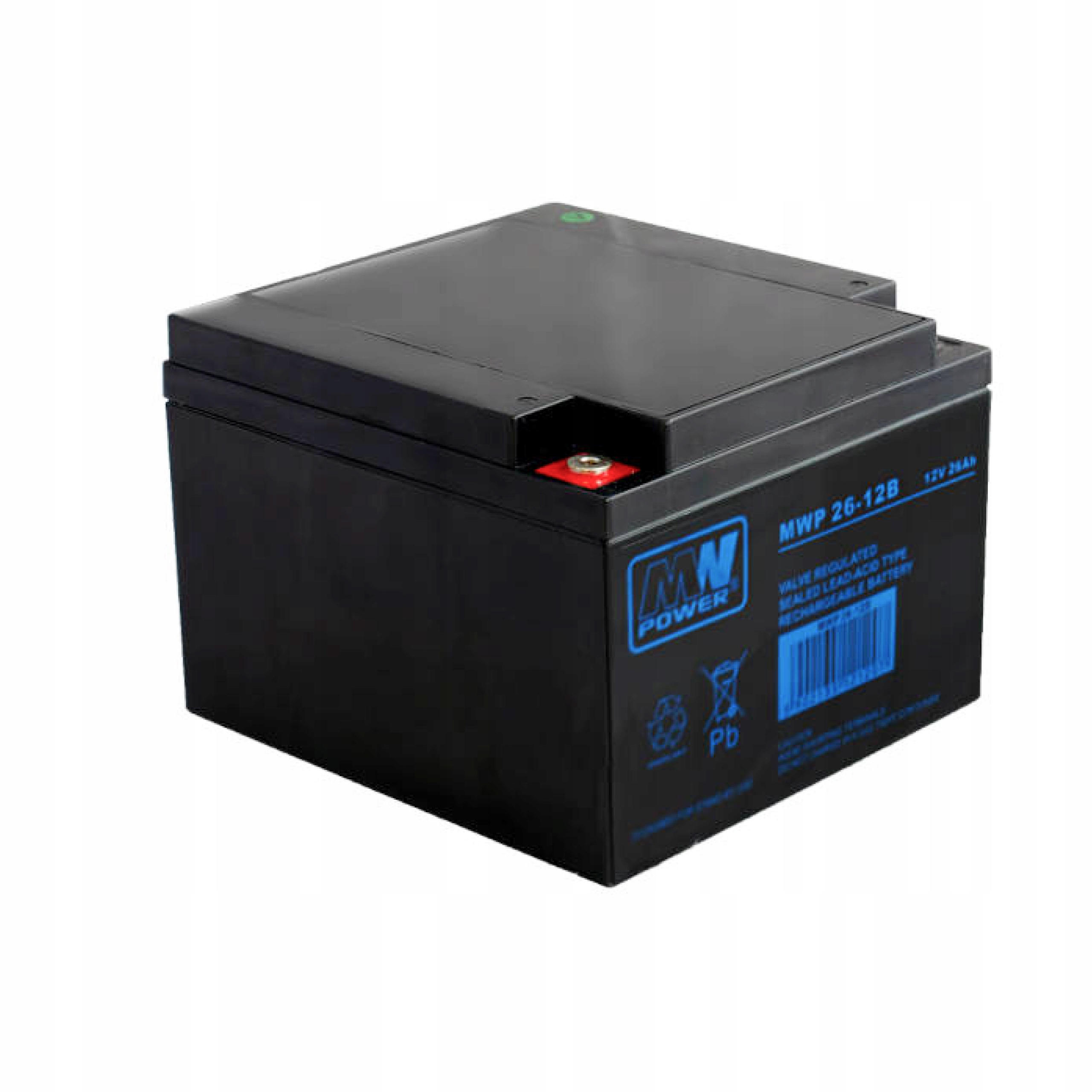 Mwp 26-12B Mw Power – Akumulátor Agm 12V/26AH-MWP