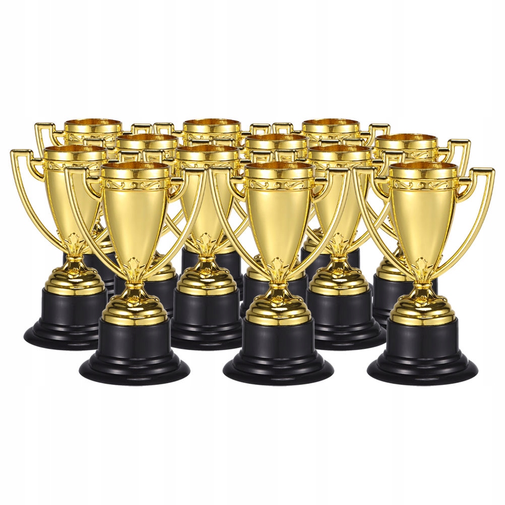 12 Sztuk Plastikowych Trofeów Dla Dzieci Na Zabawy I Nagrody Szkolne