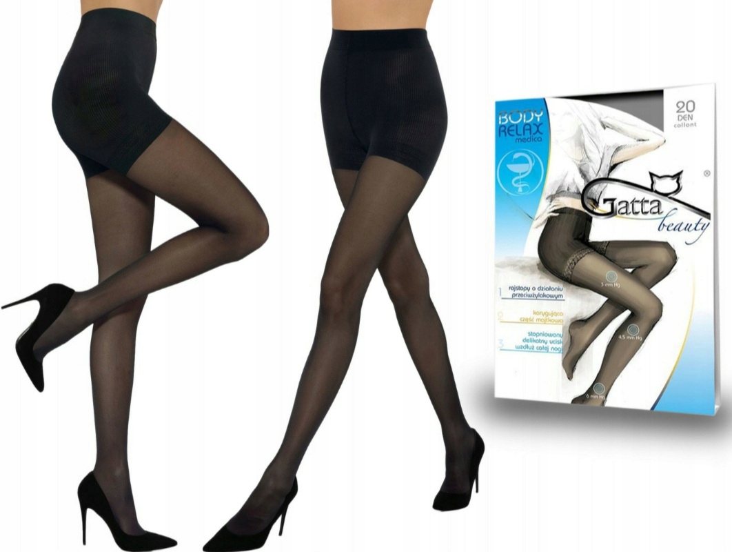 

Gatta Body Relaxmedica rajstopy 20den Kolory!!! r3